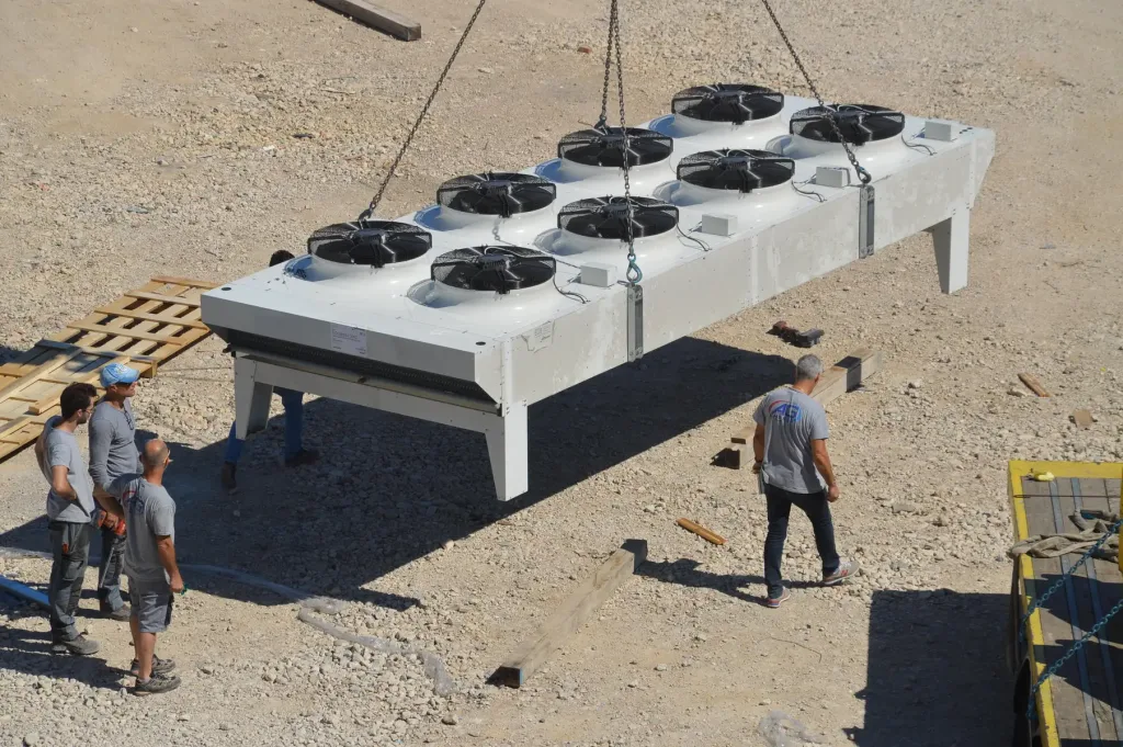 installation d'un groupe d'eau glacée